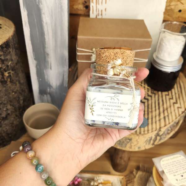 Candela Naturale Personalizzata in Cera di Soia – EcoFattoArt